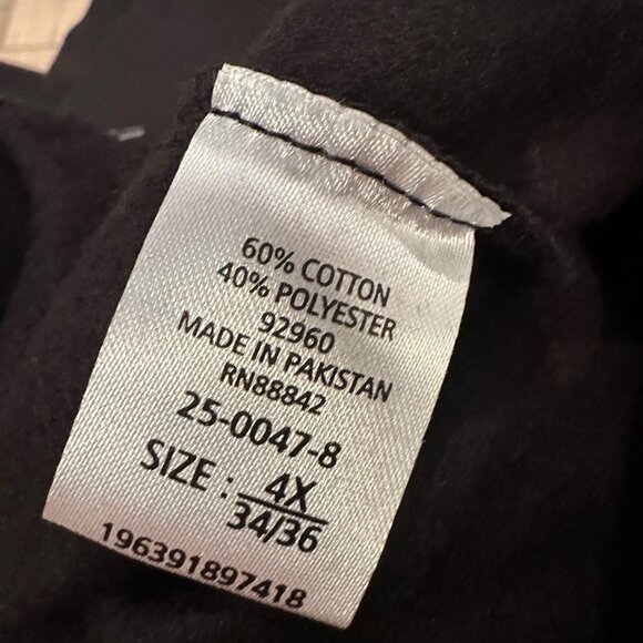 WOMAN WITHIN WOMENS 4X 34/36 WOMENS PULL ON BLACK PANTS NEW - Picture 7 of 9